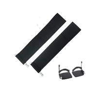 1Pair Black Wheelchair Footrest Leg Rest for Swing Away Elderly Patient Paralysis Parkinson’s Legs Spasm Accessories Medical Rest Seat Belt Foot Strap Heel Loops, Invisible Chair Brace