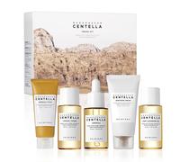 SKIN1004 Madagascar Centella Travel Kit | Ampoule Foam, Toning Toner, Ampoule, Soothing Cream & Cleansing Oil | 5 Pcs Facial Skin Care Set