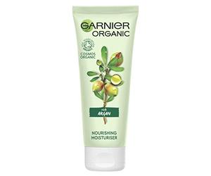 SkinActive Face Garnier Organic Argan Nourishing Daily Face Moisturiser Day Cream for Dry and Sensitive Skin, Aloe Vera,s 50 ml