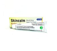 Skincalm 1% Hydrocortisone Cream - Bite and Sting Relief Treatment - Insect Bite Cream for Mosquito Bites & Irritated Skin - Fast-Acting Itch Relief Cream for Eczema & Dermatitis - 1 x 10g Tube