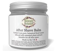 Skincare Botanics Organic & Natural After Shave Balm with pure Witch Hazel, Aloe Vera, Peppermint & Tea Tree