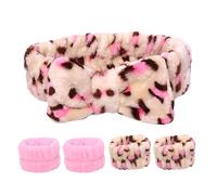 Skincare Bundle Gray Spa Headband Wristband Set for Face washing face headband wrist.Enhanced Comfort Absorbency for Routines Skincare sets.