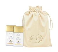 Skincare Bundle with 2 x Drunk Elephant B-Goldi Bright Drops 30ml Illuminating Face Serum with Niacinamide and Mojee Beauty Canvas Bag