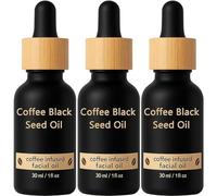 Skincare Coffee Oil,30ml Coffe Blac See Oil,Facial Treatment,Face Moisturizing Hydrating Drops,Reduces the Look of Fine Lines and Wrinkles