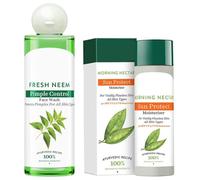 Skincare Combo | Bio Neem Purifying Face Wash (200ml) + Bio Morning Nectar Ultra Soothing Sunscreen Face Lotion SPF 30+ (120ml)