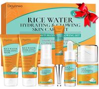 Skincare Set,6Pcs Womens Teens Milk Skincare w/Korean Rice Extract,Hydrate Glow Repair Anti-Aging Face Skin Care Kit Beauty Gifts Set for Women Mum Wife Teen Teenage Girl Valentines Birthday Gifts