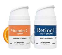 Skincare Set Anti Ageing Face Cream for Sensitive Skin 100 ML - Day and Night Cream Set with Retinol Cream + Vitamin C