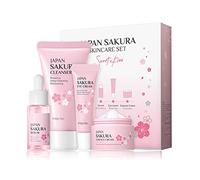 Skincare Set Skin Care for Teenage Girls, Skin Care Sets & Kits,Glowing Beauty Skincare Kit, Teenage Skincare Set Products to Cleanse Natural Sakura Blossom Skincare