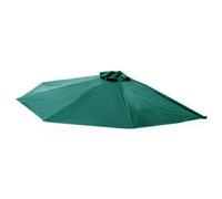 SKINCATE 9ft Half Umbrella Replacement Canopy 5 Ribs Patio Umbrella Cover Replacement Half Round Umbrella Replacement Top Cloth Sunshade Cover (Color : Dark Green, Size : 270cm/9ft-5ribs)