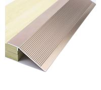 SKINCATE Floor Transition Strip Aluminum, Cuttable Threshold Ramp Drop High 10-50mm, Carpet/Wood/Tile Threshold Reducer, Seam Binder Entry Ramp(Purple Gold)