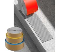 SKINCATE Rubber Stair Nosing, Self Adhesive Stair Edge Protector, Staircase Anti-slip Strips, Cuttable And Waterproof, Safety Step Trim For Tile Wood Metal Stair(Grey,W:5cmxL:5m)