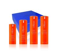 skinChemists Anti-Ageing Men's Vitamin C Full Routine Kit 15ml Eye Serum, 30ml Face Serum, 50ml Day Moisturiser & 50ml Night Moisturiser