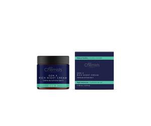 Skinchemists Professional Gen X Anti-Ageing Rich Night Cream 60Ml For Fine Lines And Hydration In White White