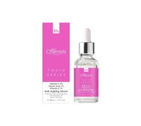 skinChemists Women's Anti-Ageing Advanced Serum Vitamin C 3%, Ferulic Acid 1%, Vitamin E 1% 30ml for Brightening, Dark Spots in White