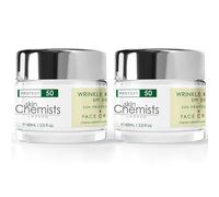 skinChemists Wrinkle Killer Sun Protection Day Moisturiser SPF 50 2 x 60ml