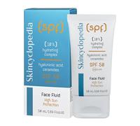 Skincyclopedia SPF 50 Face Sunscreen Fluid with 10% Hydrating Complex - Ground-breaking SPF 50 Sun Cream for Very High UV Protection and Concentrated Hydration, 50ml