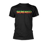 Skindred Unisex Adult Rasta Logo T-Shirt (M) (Black)
