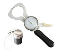 Skinfold Body Fat Caliper 0-60mm Scale Accurate BMI Body Composition Analysis Constant Pressure Low Error Portable Lightweight Measuring Tool for