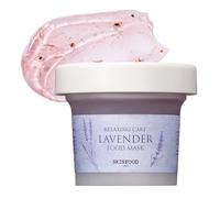 SKINFOOD Lavender Food Mask 120g (4.23 oz.) Panthenol Contains Hydrating & Cooling Gel Wash-off Mask for Sensitive Skin, Natural Lavender Therapy, Shower-Proof Texture - Wash Off Exfoliating Mask