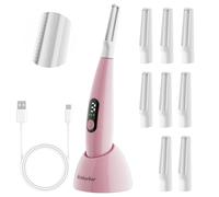 Skinharbor Sonic Dermaplane Razor for Women Face,Women’S Facial Exfoliation & Peach Fuzz Hair Removal System,Anti-Aging-3 Speeds-8 Dermaplaning Blades-Rechargeable,Sonic Dermaplaning Tool