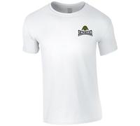 Skinhead Bomber Embroidered Mens T Shirt British Skin Head Embroidery (UK, Alpha, 3XL, Regular, Regular, White)