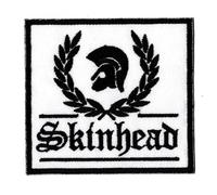 Skinhead Embroidered Patch Iron on DIY Decorate Clothes Clothing Vest Jacket Coat Hat Cap T-Shirt Denim Jean Bag Skirt Fun Hobby Gift