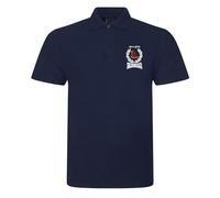 Skinhead Spirit of 69 Embroidered Mens Polo Shirt British Skin Head Embroidery (UK, Alpha, L, Regular, Regular, Navy)