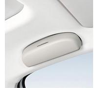 SKINII Car Sunglasses Storage Box For MG HS 2018-2023, Sun Visor Glasses Frame Pocket Holder Case Organiser Cage Stowing Tidying Accessories,2/White