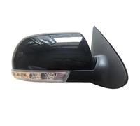 SKINII Complete Wing Mirror For Hyundai For Santa Fe 2.4L 2.7L 2007 2008 2009 2010 2011 2012 8PINS With Lamp Car Folding Side Rearview Mirror Complete Door Wing Mirror(Only Right black)