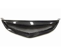SKINII Front Grille For Mazda 6 For Mazda6 2006-2010 Racing Grills Real Carbon Fiber Front Grille Upper Bumper Hood Mesh Car Center Grid Grating Front Grille