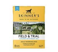 Skinner's Field & Trial Chicken & Root Veg - Adult Wet Dog Food, Grain Free, 390g (Pack of 18)