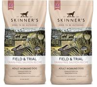 Skinner's Field & Trial Dry Dog Food Grain Free Salmon & Sweet Potato, 2.5kg (Pack of 2)