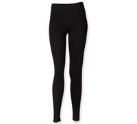 Skinni Fit Girl's Skinni Minni Plain Leggings in Black | Size: 5-6 Years Skinni Fit Black 5-6 Years