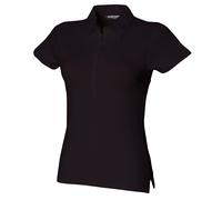 Skinni Fit Ladies/Womens Stretch Polo Shirt Top Szs S-XL / N/A N/A RW1347