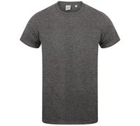 Feel Good Heather Stretch T-Shirt Skinni Fit Charcoal XL