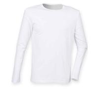 Feel Good Stretch Long-Sleeved T-Shirt Skinni Fit White L