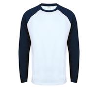 Skinni Fit Mens Long-Sleeved Baseball T-Shirt / N/A N/A PC5704