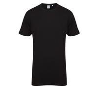SKINNI FIT Mens Longline T-Shirt Short Sleeve Extra Long Length Drop Hem Top