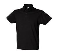 Pique Stretch Polo Shirt Skinni Fit Black XL