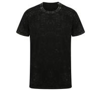 Skinni Fit Men's SF Washed Band T-Shirt in Black | Size: 2XL Skinni Fit Black 2XL