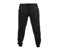 Skinni Fit Men's Skinnifit Slim Cuffed Jogging Bottoms Trousers in Black | Size: Medium Skinni Fit Black M
