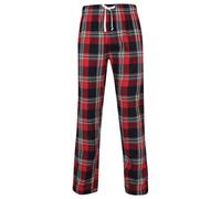 Skinni Fit Men's Skinnifit Tartan Lounge Pants in Light Red | Size: XL Skinni Fit Light Red XL