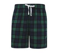 Skinni Fit Mens Tartan Lounge Shorts RW7322