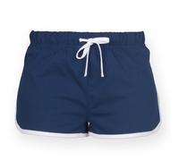 Skinni Fit Skinni Minni Retro Sports Shorts in Navy | Size: 5-6 Years Skinni Fit Navy 5-6 Years