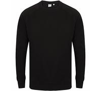 Skinni Fit Unisex Slim Fit Sweatshirt (M) (Black)