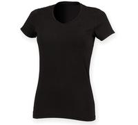 Skinni Fit Womens/Ladies Feel Good Stretch V Neck T-Shirt PC6645