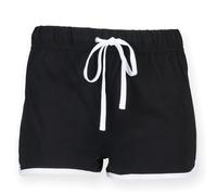 Skinni Fit Womens/Ladies Retro Training Fitness Sports Short RW2838