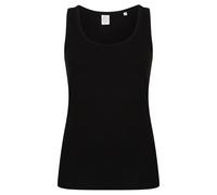 Skinni Fit Women's SF Feel Good Stretch Sleeveless Vest in Black | Size: 2XL Skinni Fit Black 2XL
