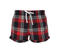 Skinni Fit Women's Skinnifit Tartan Shorts in Light Red | Size: XL Skinni Fit Light Red XL