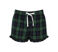 Skinni Fit Women's Skinnifit Tartan Shorts in Mid Navy | Size: XS Skinni Fit Mid Navy XS